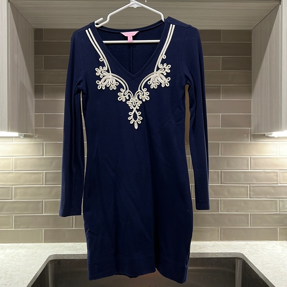 Lilly Pulitzer Navy Blue Dress